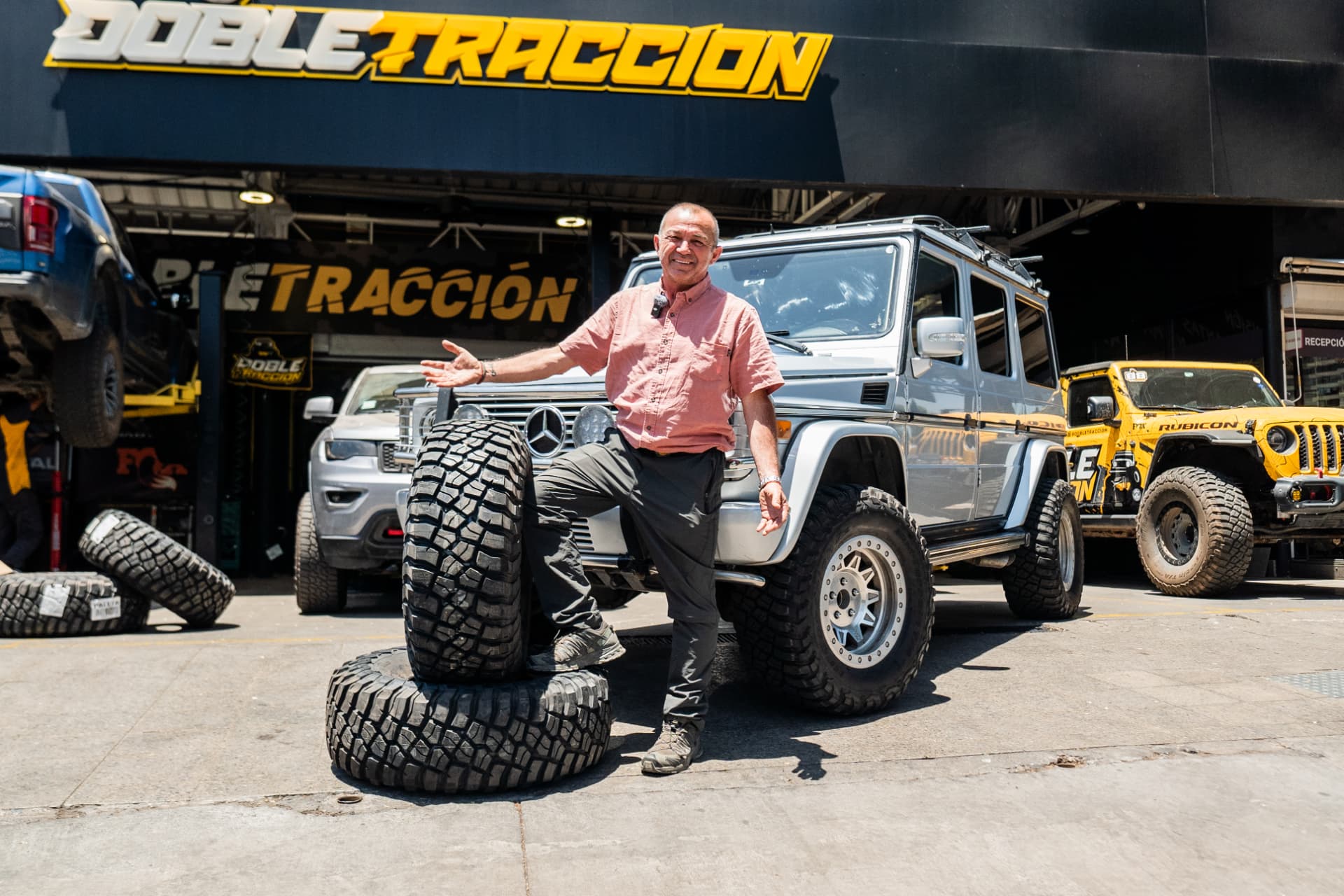 Ganador con su juego de neumáticos BFGoodrich